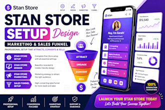 design stan store and sales funnel for more conversions