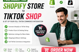 connect your shopify store to tiktok shop setup full tiktok commerce integration