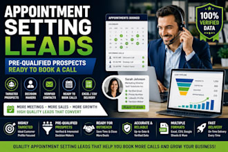 provide appointment setting leads and pre qualified prospects