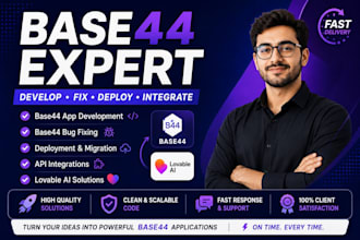 develop base44 app, fix base44 errors, deploy base44 and lovable ai