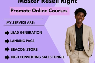 promote lead generation, landing page, beacon, high conversion sales