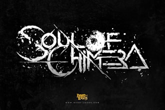 design a dark gothic metal band logo