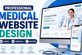 design medical websites healthcare and dental website