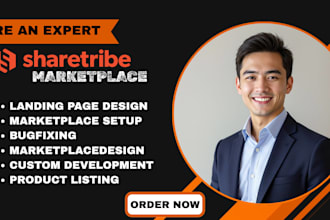build sharetribe marketplace website, multivendor platform