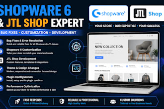 customize shopware 6 website jtl shop fix shopware bugs and error