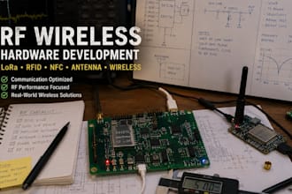design rf pcb antenna lora rfid nfc wireless communication embedded rf hardware