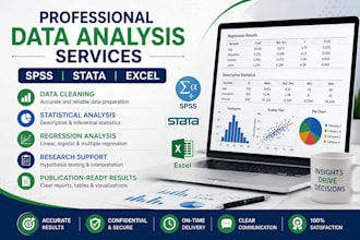 analyze data using spss, stata, and excel