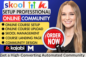 create a fully automated skool community with courses and onboarding growth