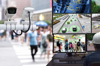 develop cctv computer vision, object detection, tracking and video analytics