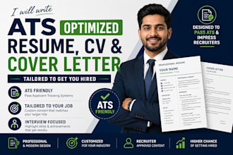 write an ats optimized resume and cover letter
