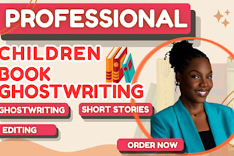 ghostwrite edit and format children book short story story book kids story