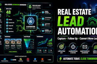 automate real estate lead generation and follow up workflows