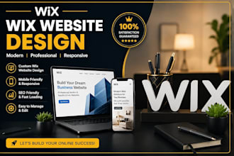 design wix website wix ecommerce store and booking website wix SEO expert