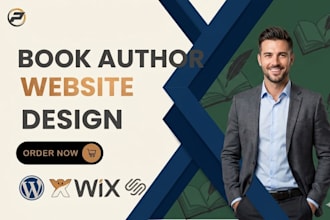 design an author website, author website for writers and authors