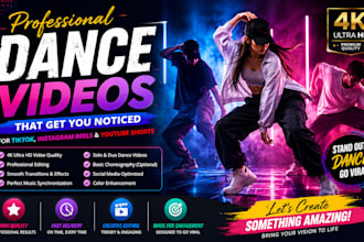 choreograph and produce engaging dance videos