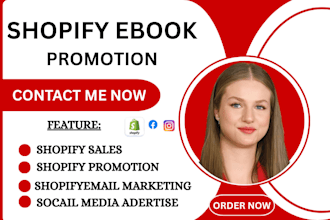 setup shopify digital product store, ebook shopify   marketing sales funnel