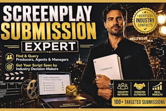 query and find literary agents, producers for moviescript and screenplay