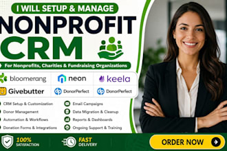 setup bloomerang neon keela givebutter donorperfect donorperfect nonprofit crm