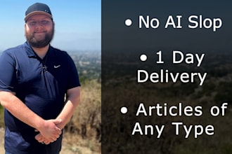 write SEO optimized articles about food