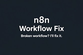 fix your broken or inefficient n8n workflow