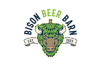 design bison beer brewery barn logo for you