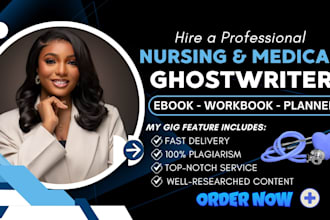 do medical ebook, healthcare, nursing planner, self help, and workbook