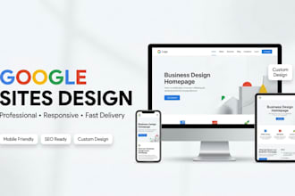 design a professional google sites website for your business