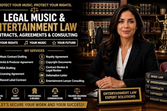 do legal music and entertainment law artist contracts, agreements and consulting