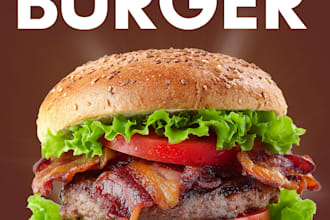 design professional food posters design