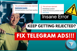 approve telegram ads, fix ads destination do fragment verification