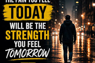desing eye catching motivational instagram quote posters