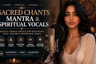 sacred chants, meditation sanskrit mantra and spiritual female vocals