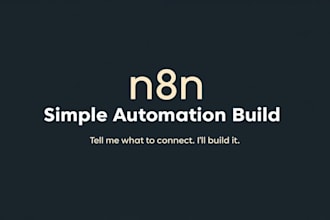 build a simple n8n automation to connect your apps
