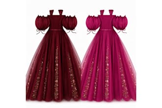create fashion sketches and dress illustrations
