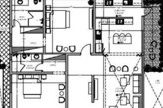 be your architect, draftsman for house plans, autocad 2d floor plan