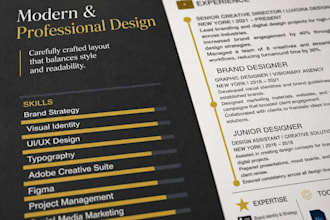 professional CV resume design