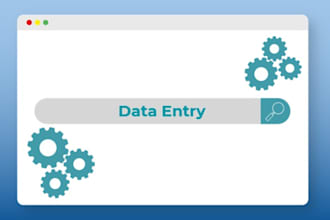 transfer or enter or organize data