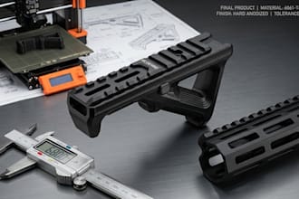 design custom airsoft parts and accessories in professional 3d cad