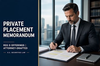 write a custom sec private placement memorandum for your fund