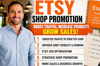 promote etsy shop, etsy seo and increase etsy traffic