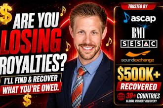 audit and recover your unclaimed music royalties worldwide