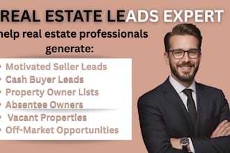 generate targeted real estate buyer seller and investor leads