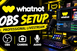setup your whatnot live stream using obs