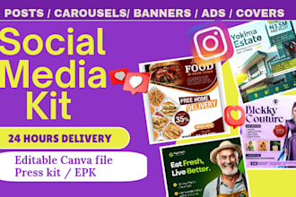design media kit press kit epk full branding kit for influcers