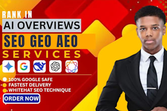 optimize GEO SEO aeo to rank website on ai search and google