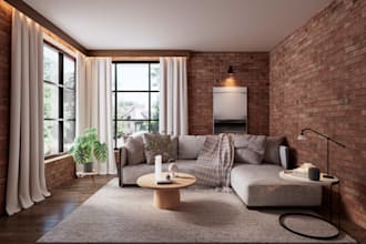do bedroom, living room interior design with high quality 3d visualization