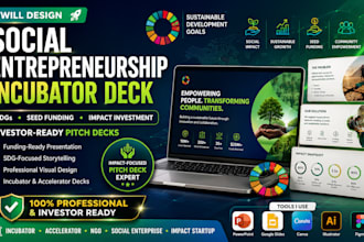 design social entrepreneurship incubator deck sdgs seed funding deck