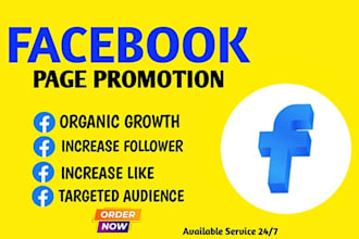 do organic advertising your facebook page