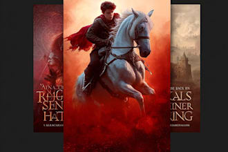 design stunning fantasy book cover art