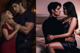 draw dark mafia nsfw romance fiction romance book cover nsfw couple arts